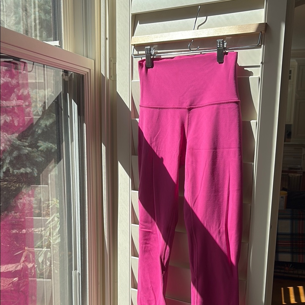 Women's Pink High-Waisted Pants